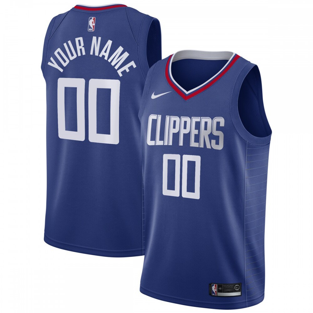 LA Clippers 2020/21 Swingman Custom Jersey - Icon Edition - Royal-Pro Kit Vault | Brand New 26/27 Sports Jerseys